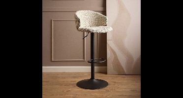 Bendt Verstelbare Barkruk Larue - Beige (zithoogte 61-82cm)