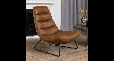 Sohome Fauteuil Otis Eco-leder - Bruin