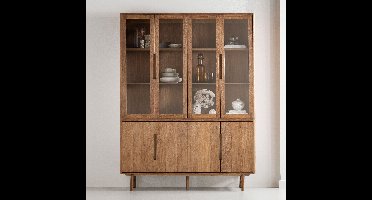 DTP Home Vitrinekast Bliss Teakhout, 210 x 160cm - Naturel