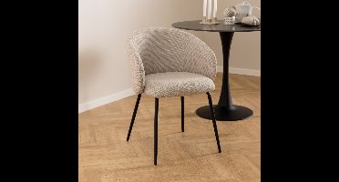 Bendt Eetkamerstoel Cristi Structuurstof - Beige