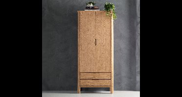 DTP Home Opbergkast Forte Teakhout, 190 x 80cm - Bruin