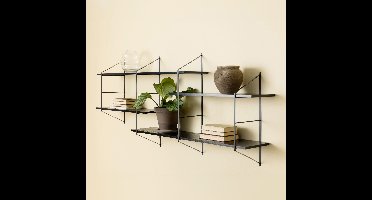 Bendt Wandrek Mie metaal / hout 191 x 79cm - zwart