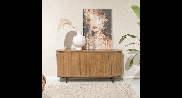 Livingfurn Dressoir Noor Mangohout, 170cm - Naturel