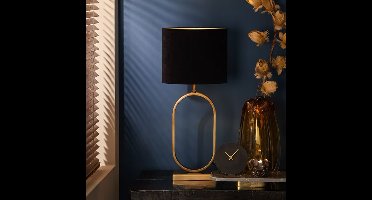 Light & Living Tafellamp Jamiri 45cm - Antiek Brons (excl. kap)