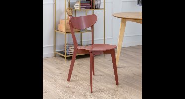 Bendt Houten Eetkamerstoel Torkil - Terracotta