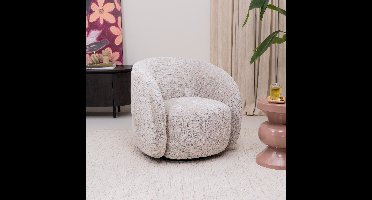 Bendt Draaifauteuil Zackery Chenille - Beige