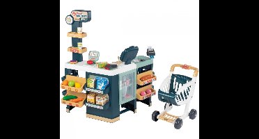 Smoby Maxi supermarkt met winkelwagentje