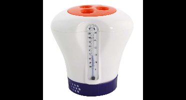 Regelbare chloor dispenser met thermometer