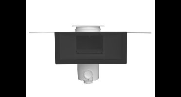 Aquareva Skimmer hoge waterlijn - Zwart