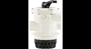 Mega 6-weg klep met klemdeksel 1,5" topmount voor FSF zandfilterset