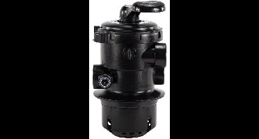 Mega+ 6-weg klep met klemdeksel 2" topmount voor MFV zandfilter