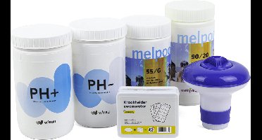 Toppy startset met kleine chloortabletten voor zwembad