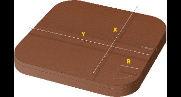 Spa cover tot 240cm - model 1