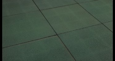 Rubbertegel 50x50x2.5cm Groen Tuindeco - Tuindeco