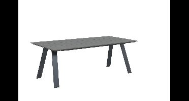 Nevada dining tafel 240x100 carbon black/ vint. wood plw. Garden Impressions - Garden impressions