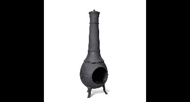 Gietijzeren buitenhaard rond diameter50x124 cm tuinmeubel Buitengewoon de Boet - Buitengewoon de boet