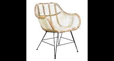 Stoel Rotan Iron Blond Van der Leeden - Van der leeden