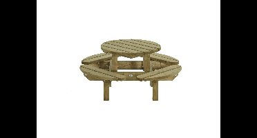 Kinderpicknicktafel rond Talen Buitenmeubelen - Talen buitenmeubelen