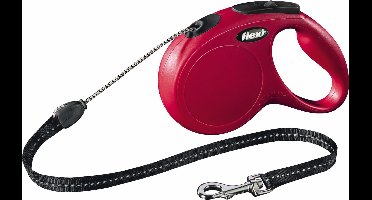 Rollijn Classic cord M 5 meter rood Flexi - Flexi