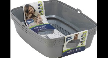 Moderna kattenbak Lift to Sift 50 cm grijs Moderna Gebr. de Boon - Gebr de boon