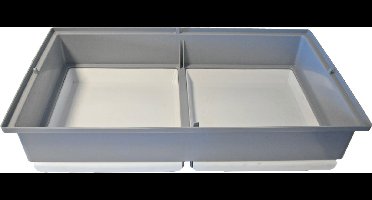 Voltrega onderbak met lade grijs/wit 010232GC Voltrega Gebr. de Boon - Gebr de boon