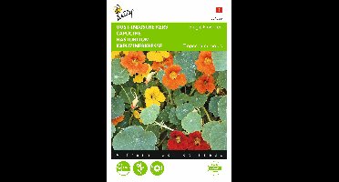 Zaden Tropaeolum Oost-Indische kers enkelbloemig gemengd Buzzy - Buzzy