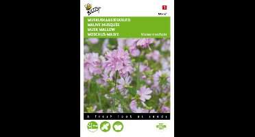 Zaden Malva Muskus Kaasjeskruid roze Buzzy - Buzzy