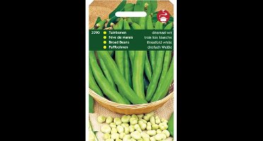 Zaden Tuinbonen Driemaal Wit 100g Tuinplus - Tuinplus