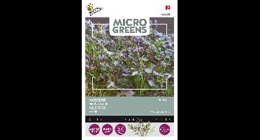 Zaden Microgreens Mosterd Red Frills Buzzy - Buzzy