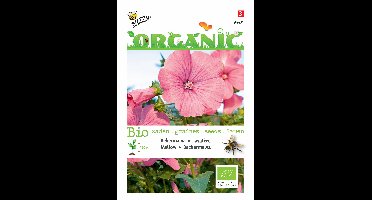 Zaden Organic Lavatera Bekermalva rose / rood (BIO) Buzzy - Buzzy
