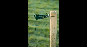 Draadspanset met 2 draadklemmen groen geplastificeerd Nature - Nature