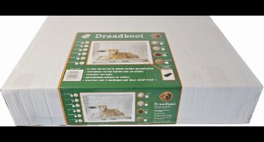 Draadkooi 2-deurs zwart nr. 1 60x43x52 cm Gebr. de Boon - Gebr de boon