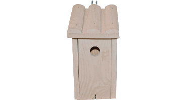 Mezenkast buiten wit ribdak Gebr. de Boon - Gebr de boon