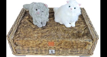 Boony Est 1941 ligkussen grizzly brown 70x50 cm Boony-Est-1941 Gebr. de Boon - Gebr de boon