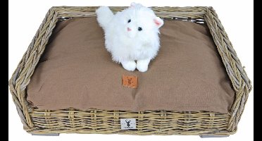 Boony Est 1941 ligkussen (Excl. Bed!) basic brown 70x50 cm Boony-Est-1941 Gebr. de Boon - Gebr de boon