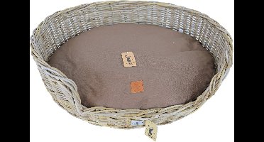 Boony Est 1941 ligkussen (Excl. Mand!) ovaal basic brown 90 cm Boony-Est-1941 Gebr. de Boon - Gebr de boon