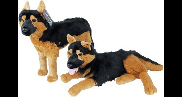 Boony Natural Decoration pluche duitse herder 53 cm staand Boony-Natural-Decoration Gebr. de Boon - Gebr de boon