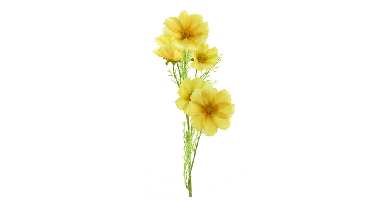 Cosmos Bibi yellow 77 cm kunstbloem Erutan Avon - Erutan avon