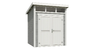 Blokhut Kibo 1 200x200 Platinum Grey-Wit Outdoor Life - Outdoor life