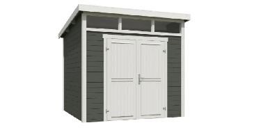 Blokhut Kibo 3 250x250 Green Grey-Wit Outdoor Life - Outdoor life