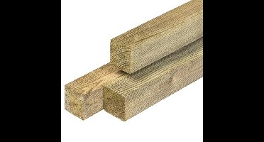 Paal Midden-Europees grenen 6,8x6,8x400 cm Tuindeco - Tuindeco