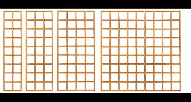 Trellis recht hardhout 60 cm Tuindeco - Tuindeco