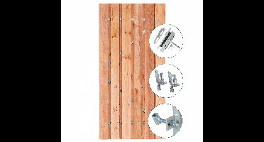 Tuindeur Privacy Red Class 90 cm Tuindeco - Tuindeco
