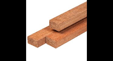 Regel hardhout 4,4x8,8x305 cm Tuindeco - Tuindeco