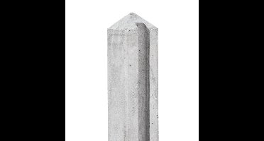 Berton-sleufpaal wit/grijs 11,5x11,5x277 cm tussenmodel Tuindeco - Tuindeco