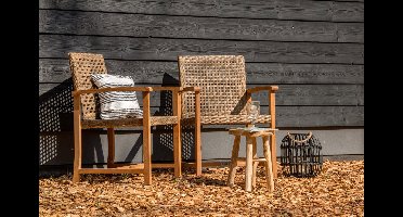 Teak tuinstoel Blitar (set van 2 stoelen) Tuindeco - Tuindeco