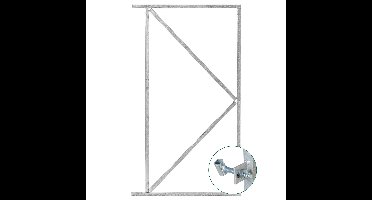 IJzeren deurframe 155x130 cm Tuindeco - Tuindeco