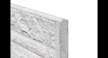 Berton Rotsmotiefplaat wit/grijs 184 cm Tuindeco - Tuindeco