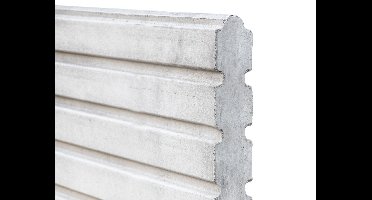 Berton motiefplaat Deens rabat wit/grijs 184 cm Tuindeco - Tuindeco