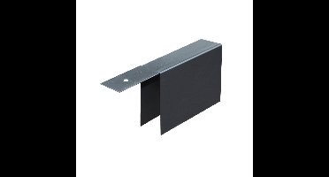 U-profiel zwart 100 mm Tuindeco - Tuindeco